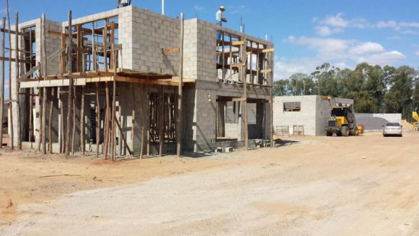 blocos de concreto na construção